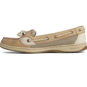 Sperry Women's Angelfish Varsity Boat Shoe Linen/Oat Size 10